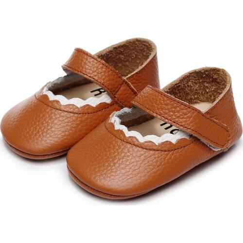 TELOTUNY Toddler Baby Girls Solid Color Cute First Walk Hook&Loop Soft Sole Lace Casual Single Shoes Prewalker Princess Shoes