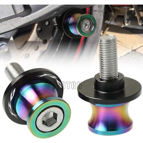 6MM Motorcycle Swingarm Sliders Spools Stand Screws Swing Arm Protector For Yamaha FZS600 FZ6 2005 2006 2007 2008 FZS 600 FZ 6