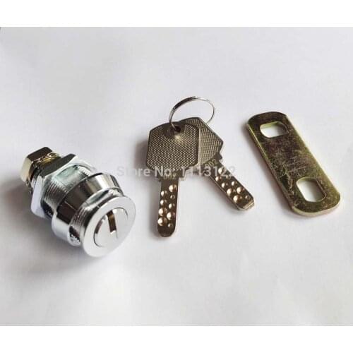 High Quality flat key cam lock for vending machine arcade machine cash door safe lock game machine lock 1 Pc-L23mm