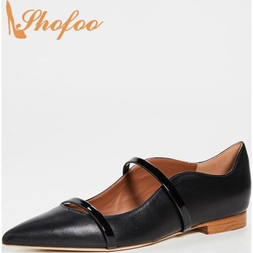 Women Ladies Adult Basic Pumps Solid Pumps Slip-on Pointed Toe Low Square Heels Casual Mature Spring/Autumn Pluse Size 14 15