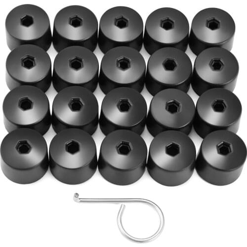 17mm Car Wheel Cover Hub Nut Bolt Covers Cap For Volkswagen Tiguan Touareg VW Polo sedan Passat B5 B6 B7 B8 Golf mk3 mk4 4 7 5