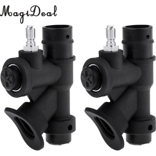 2Pcs/Set Scuba Diving Dive Universal 45 Degree BCD Power Inflator Buoyancy Compensator Handle with Standard Connection
