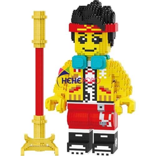 2609pcs 16192 Newest Mini Diamond Building Blocks Set Wukong Xiaoxia Model Blocks Bricks Figure Action DIY Assembly Kids Toys