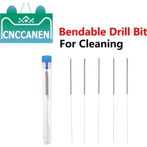 3D Printer Parts extruder Nozzle Cleaning tool Bendable Drill Bit for Cleaning 0.15mm 0.2mm 0.3mm 0.4mm 0.5mm 0.6mm 1mm Hotend