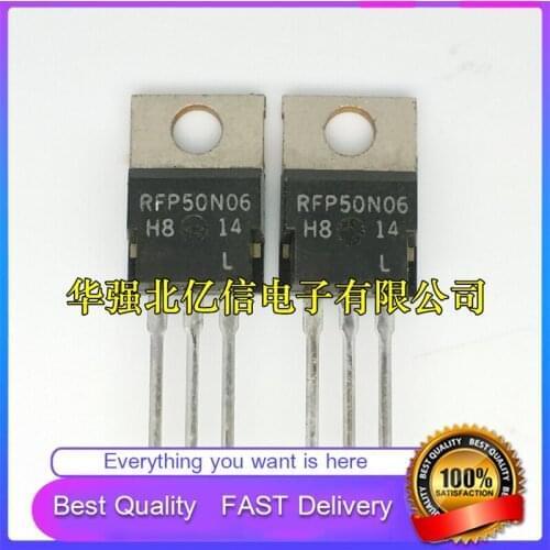 5PCS New Original RFP50N06 50A/60V Field Effect Transistor Good Quality
