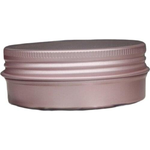 60G white/pink aluminum cream jar,cosmetic container,eyeshadow container,cream jar,Cosmetic Jar,Cosmetic Packaging