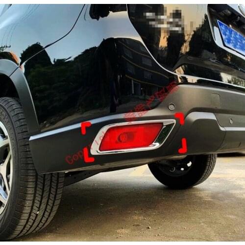 ABS Chrome Rear Fog Light Lamp Cover Trim Molding Bezel Garnish For Subaru Forester SK 2018 2019