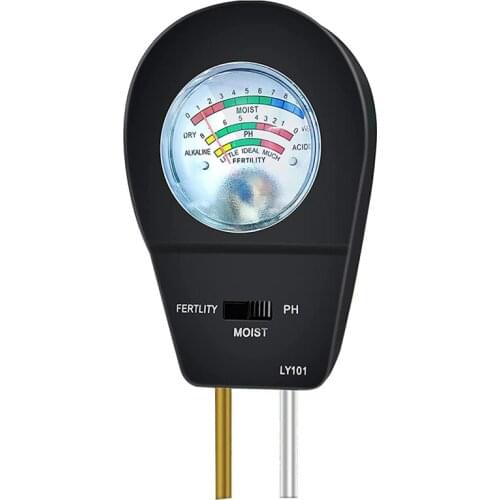 ABSF Soil Moisture Meter for Plants, 3-In-1 Soil PH Meter Plant Water Meter, Soil Tester for Plant Care, Soil Test Kit