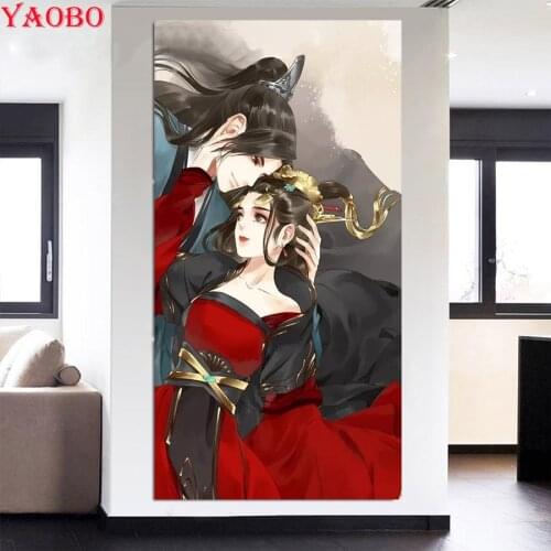 Big size DIY Diamond Painting Classical couple Full Drill handwork Rhinestone Embroidery Cross Stitch Mosaic Arts and Craft