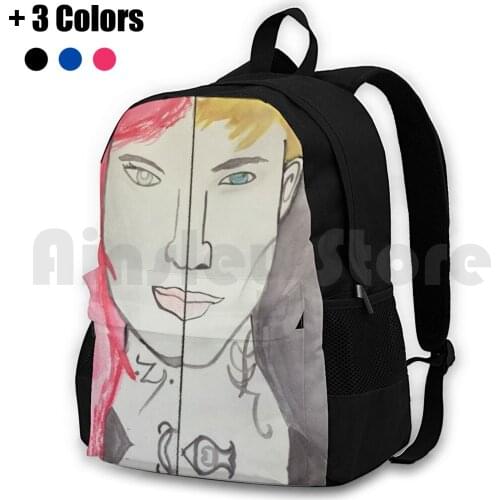 Art By A.R. Regan : Clary Fray And Morgenstern Outdoor Hiking Backpack Waterproof Camping Travel Dont Touch Me Unless Cute