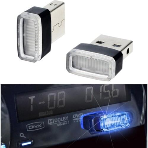 Car Styling USB Atmosphere LED Lamp Light For Volvo S40 S60 S80 S90 V40 V60 V70 V90 XC60 XC70 XC90