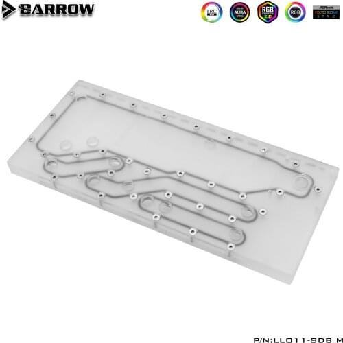 Barrow waterway plate for Lianli O11 MINI case,guide waterway plate Aurora SYNC LLO11-SDB M