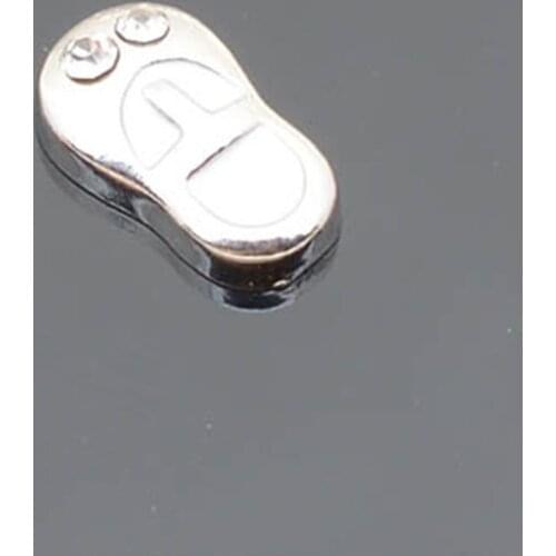 Baby shoe with rhinestones, Floating charms,Fit floating charm lockets, FC0042