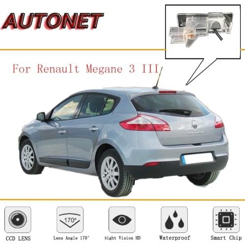 AUTONET Rear View camera For Renault Megane 3 III 2008~2016/Night Vision/CCD/Reverse Camera/Backup Camera/license plate camera