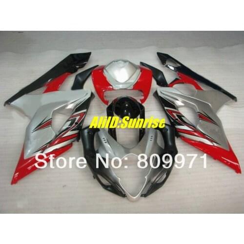 ABS Red silver black Fairing kit for SUZUKI GSXR1000 2005 2006 GSX-R1000 GSXR1000 K5 05 06 Injection mold Fairings set