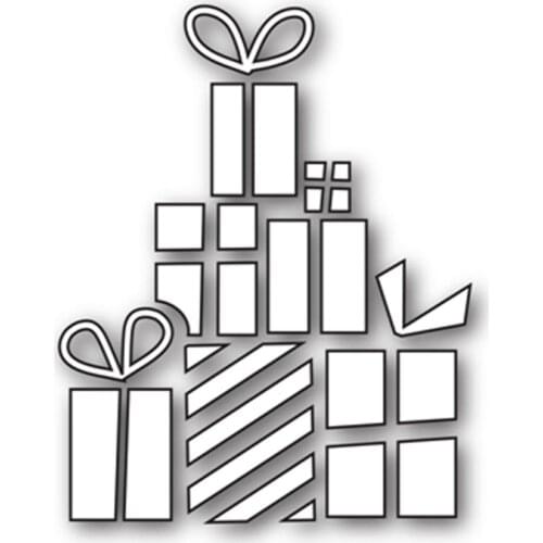 Beautiful Gift Box Metal cutting Mould Cutter Die Business Card Mould embossed template Card Decoration DIY Handicrafts