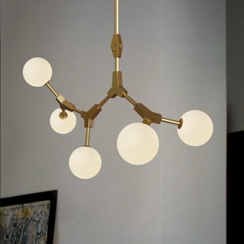 Molecule chandelier Lighting Restaurant Bar Kitchen sputnik chandelier Industrial Loft Retro Decor tree branch chandelier Lamp