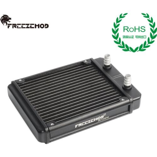 FREEZEMOD water cooling aluminum radiator medical printing laser beauty pagoda inlet/outlet ROHS certification. SR-L120F10