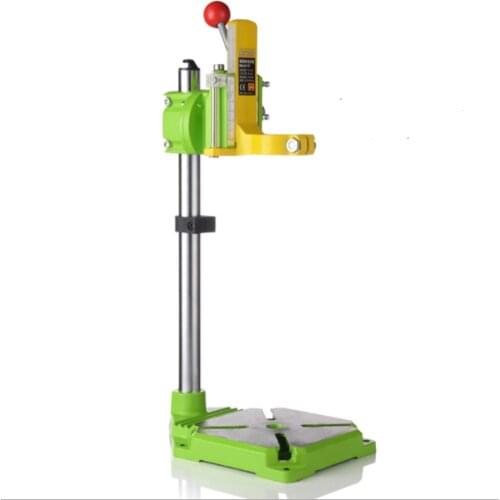 JMCKJ MINI Bench Drill Stand/Press Mini Electric Drill Carrier Bracket 90 Degree Rotating Fixed Frame Workbench Clamp