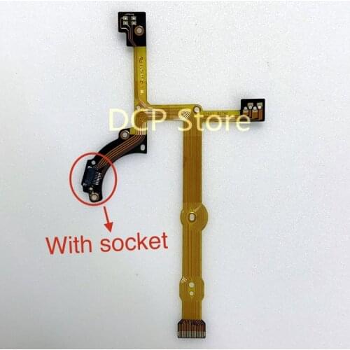 NEW Lens Focus Flex Cable For Panasonic LUMIX G VARIO 100-300 mm 100-300mm f/4-5.6 MEGA O.I.S. Repair Part (With socket)