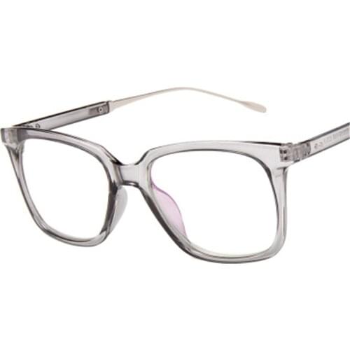 New Brand Design high quality PC Metal Computer Eyewear Frames For Women glasses transparent grey Reading Men Female Eyeglasses