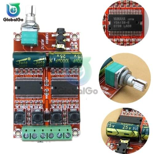 XH-M531 20W x 2 Digital Amplifier Board Stereo HIFI Class D Audio Amplifier Board For Yamaha YDA138-E DC12-15V Two Channel