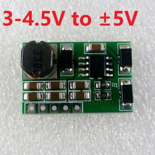 Dual Output Voltage Board DC 3V 3.3V 3.7V to +5V/-5V DC DC Converter Boost Module for ADC DAC Analog acquisition