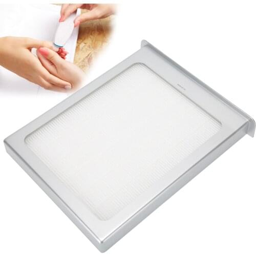 1 Pcs 48W Embedded Nail Dust Collector Filter Desktop Nail Art Vacuum Cleaner Filter Screen Salon Manicure Machine Accessories