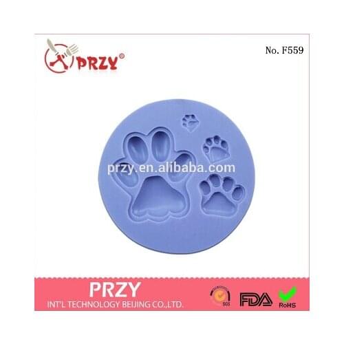 Animal Foot Silicone Cake Mold Fondant Cake Tools for Cupcake Silicone Baking Tools Chocolate Molds Moulds Silicone Rubber PRZY