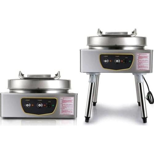 Vertical Electric Pancake Machine Commercial Bread File Oven Layer Desktop Floor-standing Baking Pan Dual-use Crepe Maker