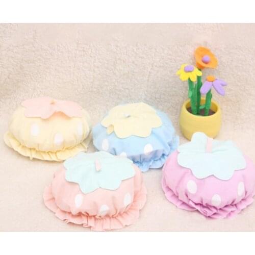 Toddler Spring Bucket Hat Skin-friendly Breathable Household Supplies Baby Girl Strawberry Sun Beach Caps Cute Bows Kids Hats