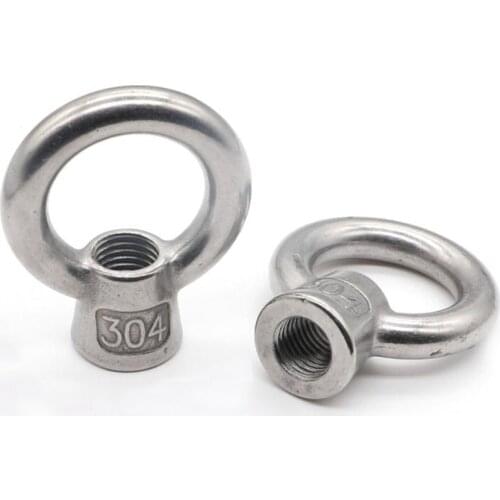 Wkooa 304 Stainless Steel Eye Nuts