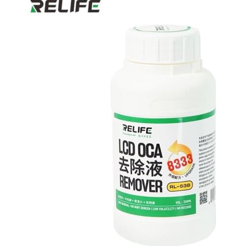 RELIFE 8333 8222 LCD OCA Liquid Remove Touch Screen Remove Repair liquid For PCB Clean iphone Sumsung mobile Repair Fix