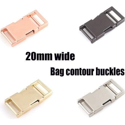 1'' Metal bag contour buckle zinc alloy side Release Buckle Belt Buckle Backpack Bag Buckle,Dog Collar Belt Parachute Strap 1pcs