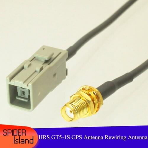10cm GT5-1S Square Head to SMA Interface Joint GPS Antenna Rewiring Antenna Connection Cable 5pcs/lot