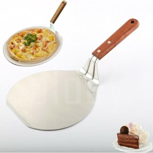 13'' Stainless Steel Pizza Peel Shovel Spatula Cake Lifter Paddle Baking Tray