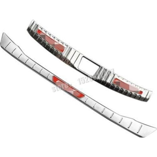 Car-covers Stainless Steel Internal external car Rear Bumper Protector Sill for Toyota C-HR CHR 2016 2017 2018 Car styling