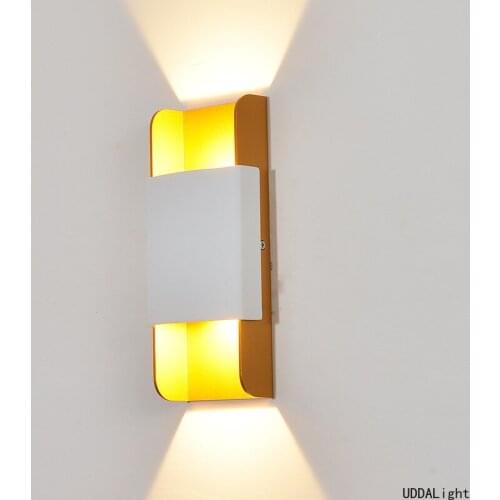 Street sconce 10W LED Wall Light Outdoor Waterproof IP65 Porch Garden Wall Lamp & Indoor Bedroom Bedside Aluminum