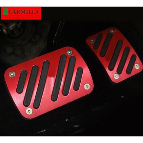 Carmilla AT Car Pedals Case for Peugeot 5008 2017 2018 2019 2020 2021 Auto Parts Brake Gas Pedal Pad Protection Cover