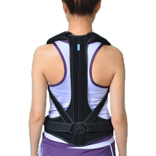 Unisex Adjustable Back Posture Corrector Shoulder Back Lumbar Spine Brace Support Pain Relief Belt Posture Correction Healthcare