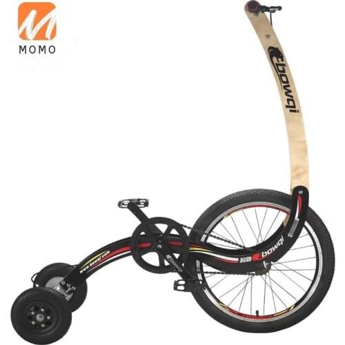 Creative personality standing bicycle can stand and ride a three-wheeled folding mobility exercise bike