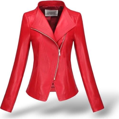 Genuine Leather Montone Jacket Women Real Sheepskin Coat Female Slim Short Outwear Casual Elegant Trench Coat LWL1479