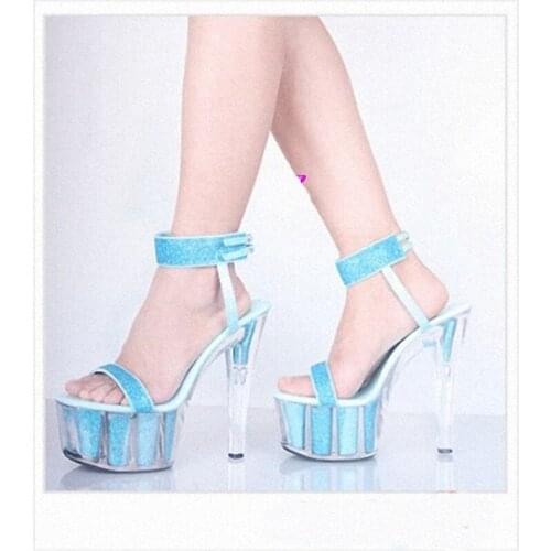 Fashion withholding Sexy shoes club 15 cm/high-heeled sandals/slipper appeal/performance womens shoes