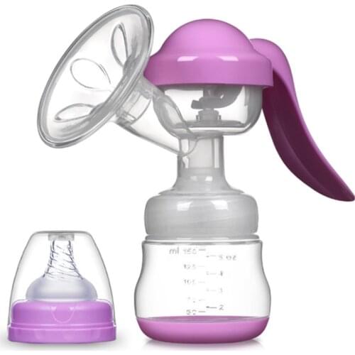 The manual breast pump does not contain a bottle and nipple function. The breast pump has a large suction force. Maternal produc