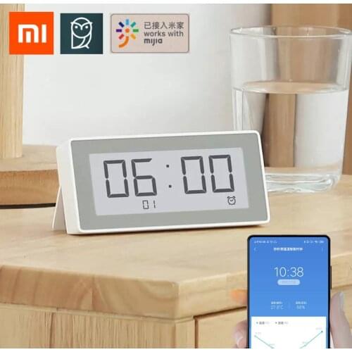 NEW MiaoMiaoCe E-Link INK LCD Screen Digital clock Moisture Meter BT4.0 High-Precision Thermometer Temperature Humidity Sensor