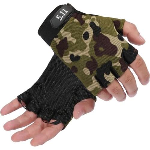 Adult childrens half finger gloves,men and women sports anti-slip breathable tactical gloves,combat gloves military tactical