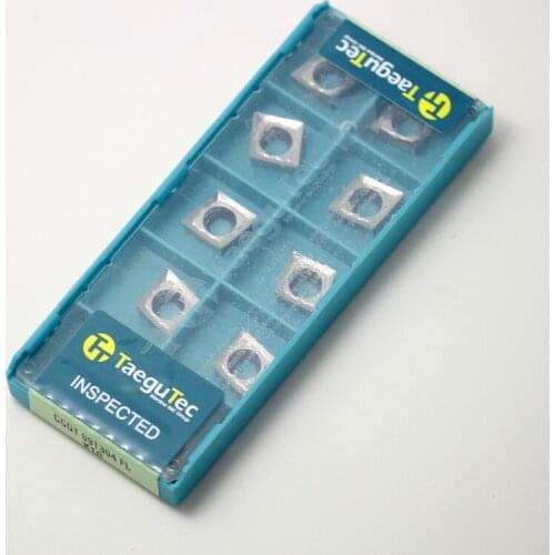 CCGT09T304FL K10 50pcs and CCGT09T308 FL K10 50pcsTaegutec Carbide Boring Inserts for the cnc Boring Bar work on Aluminum Alloy