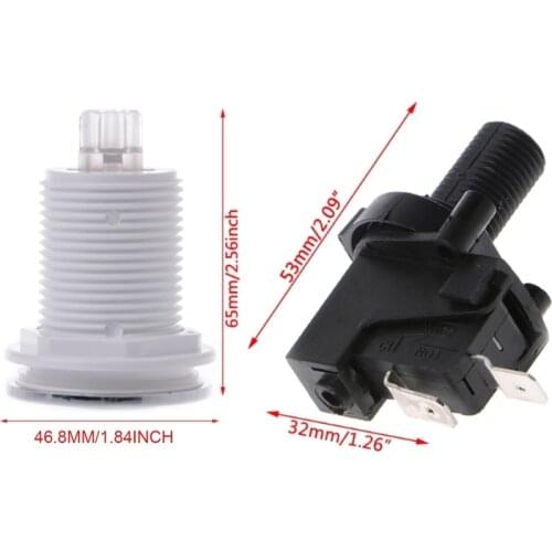 Bath Tub Spa Waste Garbage Disposal Self-Lock Air Switch Push Button Air Hose Wholesale
