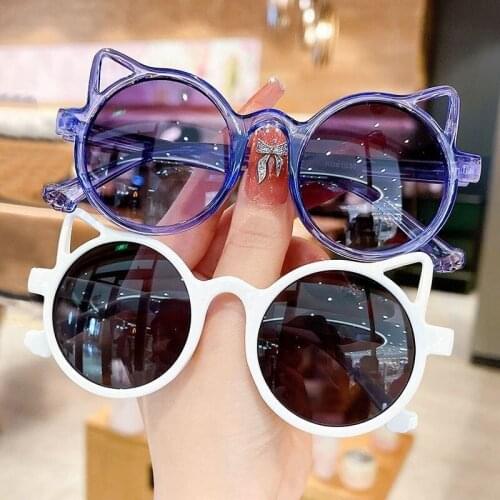 Fashion Childrens Sunglasses Cat ears eyes UV400 Lenses Baby Sunglasses cute glasses Shadow travel Driving Driver goggles