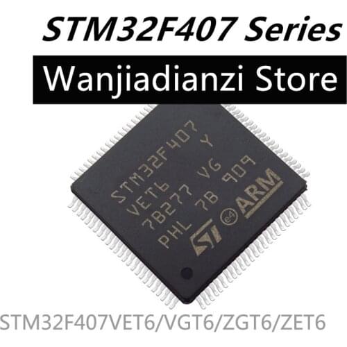 Flash memory chip spot, STM32F407VET6 STM32F407ZGT6 STM32F407VGT6 407ZE/IGT6,512 32-bit microcontrollers, single chip microcompu